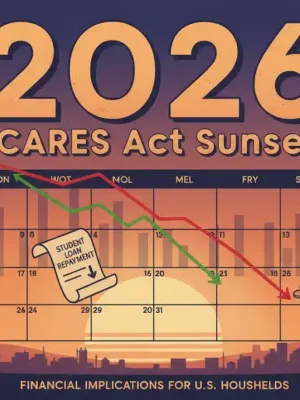 Financial changes impacting US households in 2026 due to CARES Act sunset.