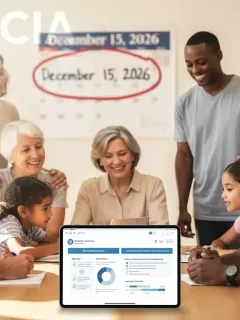 People reviewing ACA health insurance enrollment information and deadlines
