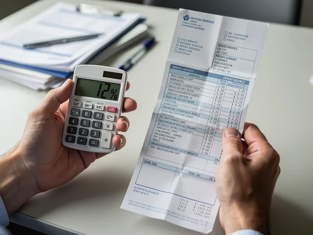 Calculating 12 percent out-of-pocket healthcare costs