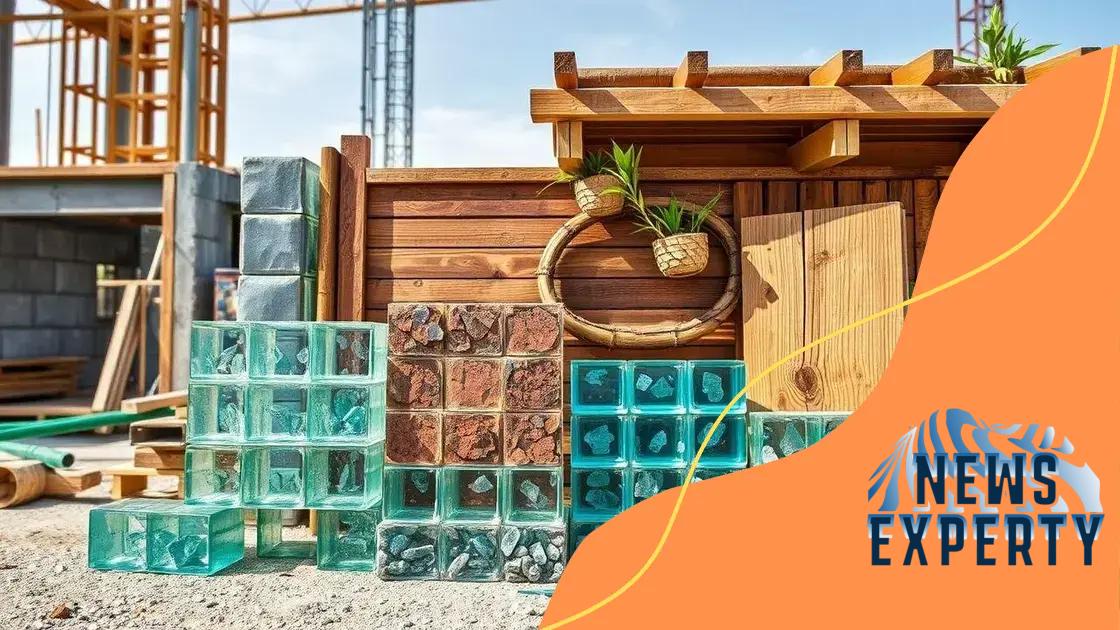 Innovative materials for eco-friendly building
