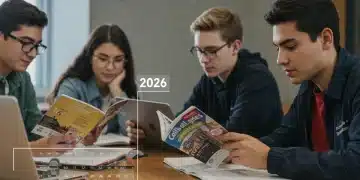 Students preparing early applications for U.S. colleges 2026, focusing on strategic planning.