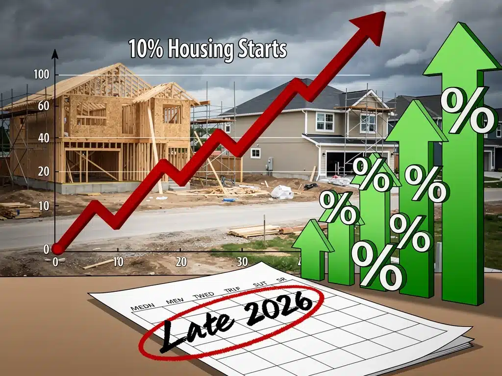 Housing Starts Drop: Mortgage Rates Impact Late 2026