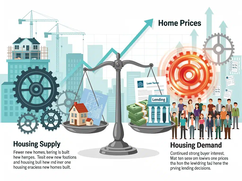 Supply and demand dynamics in the housing market affecting rates