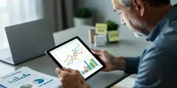 Strategic financial planner analyzing 2026 IRA limits on a tablet.